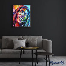 Load image into Gallery viewer, paint by numbers | Bob Marley Watercolor | advanced Pop Art portrait | FiguredArt