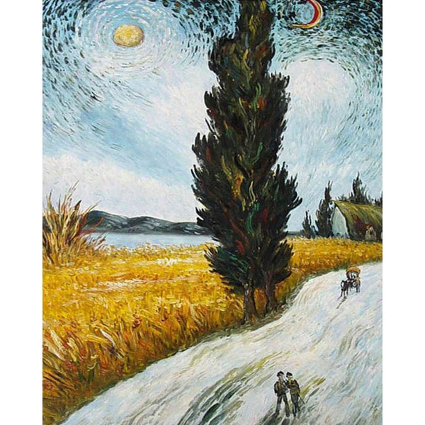 paint by numbers | Wheat Field Under The Sun | advanced landscapes | FiguredArt