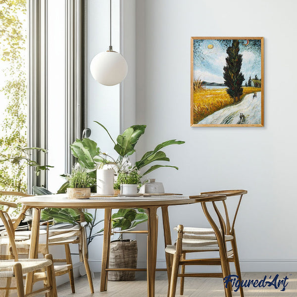 paint by numbers | Wheat Field Under The Sun | advanced landscapes | FiguredArt