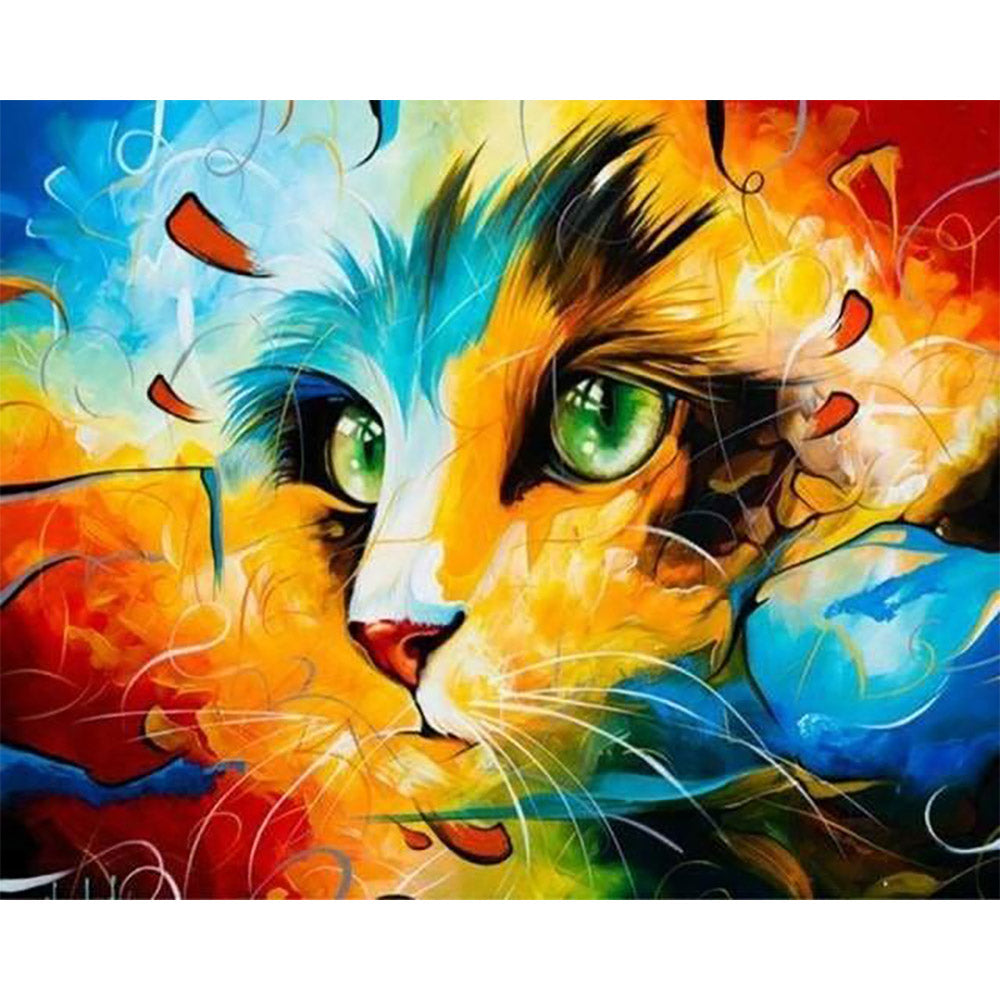 paint by numbers | Watercolor cat | advanced animals cats | FiguredArt