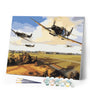 paint by numbers | Plane Fights | advanced famous paintings landscapes planes | FiguredArt