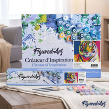 Load image into Gallery viewer, paint by numbers | Tiger Pop Art 2 | animals easy Pop Art tigers | FiguredArt