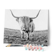 Load image into Gallery viewer, paint by numbers | Yak Desert | advanced animals bison and yaks | FiguredArt