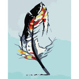 paint by numbers | Leave Abstract | abstract easy | FiguredArt