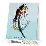 paint by numbers | Leave Abstract | abstract easy | FiguredArt