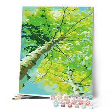 Load image into Gallery viewer, paint by numbers | Poplar Spring | easy trees | FiguredArt