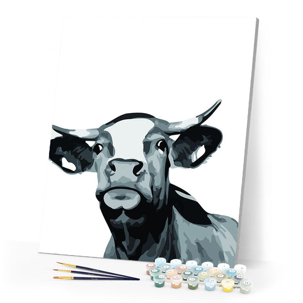 paint by numbers | Cow in Style | advanced animals cows | FiguredArt