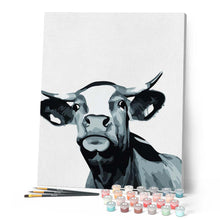 Load image into Gallery viewer, paint by numbers | Cow in Style | advanced animals cows | FiguredArt