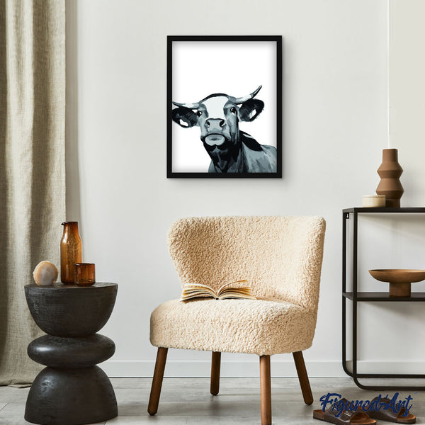 paint by numbers | Cow in Style | advanced animals cows | FiguredArt