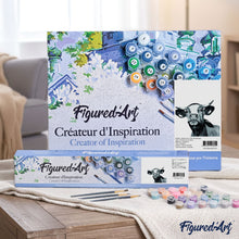 Load image into Gallery viewer, paint by numbers | Cow in Style | advanced animals cows | FiguredArt
