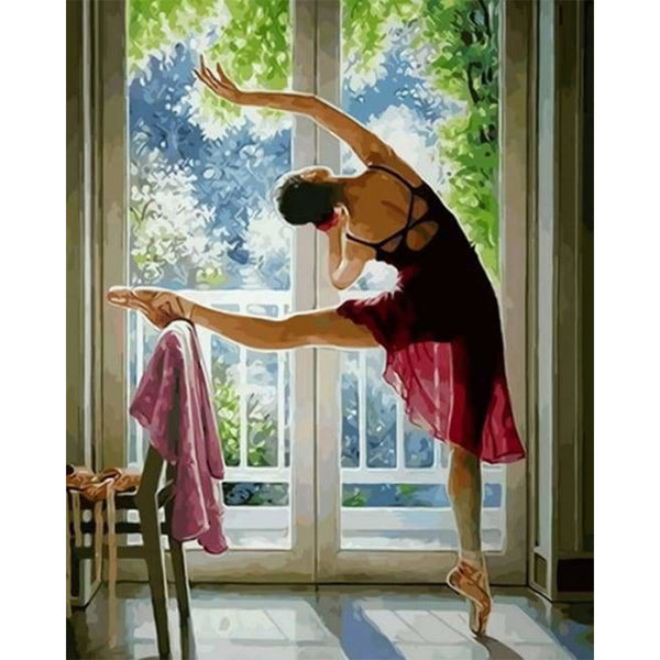 paint by numbers | Morning Dancer | dance intermediate | FiguredArt
