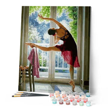 Load image into Gallery viewer, paint by numbers | Morning Dancer | dance intermediate | FiguredArt
