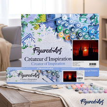 Load image into Gallery viewer, paint by numbers | Red Castle Sunset | easy landscapes | FiguredArt