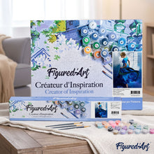 Load image into Gallery viewer, paint by numbers | Dancer Blue color | advanced dance | FiguredArt