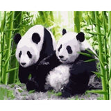 paint by numbers | Pandas in Japan | animals easy pandas | FiguredArt