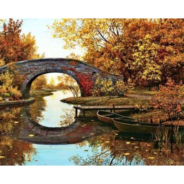 paint by numbers | Fall in Silence | advanced landscapes | FiguredArt