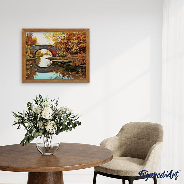 paint by numbers | Fall in Silence | advanced landscapes | FiguredArt
