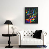 paint by numbers | Colorful Deer Pop Art | animals deer easy Pop Art | FiguredArt