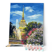 Load image into Gallery viewer, paint by numbers | Pagoda in Asia | advanced world | FiguredArt