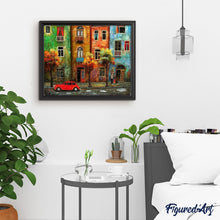 Load image into Gallery viewer, paint by numbers | Rain Street | advanced cities | FiguredArt