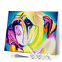 paint by numbers | Flashy dog | advanced animals dogs | FiguredArt