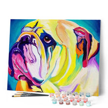 Load image into Gallery viewer, paint by numbers | Flashy dog | advanced animals dogs | FiguredArt