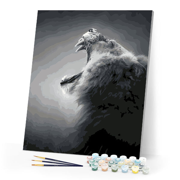 paint by numbers | Roar | advanced animals lions | FiguredArt