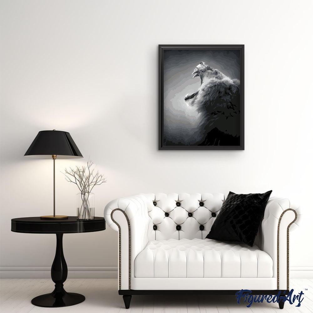 paint by numbers | Roar | advanced animals lions | FiguredArt