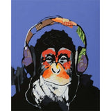 paint by numbers | DJ Monkey | animals beginners easy monkeys | FiguredArt