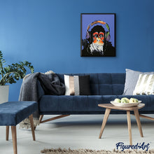 Load image into Gallery viewer, paint by numbers | DJ Monkey | animals beginners easy monkeys | FiguredArt