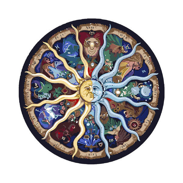paint by numbers | Zodiac | abstract advanced | FiguredArt