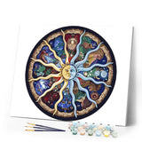 paint by numbers | Zodiac | abstract advanced | FiguredArt