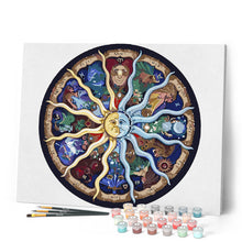 Load image into Gallery viewer, paint by numbers | Zodiac | abstract advanced | FiguredArt