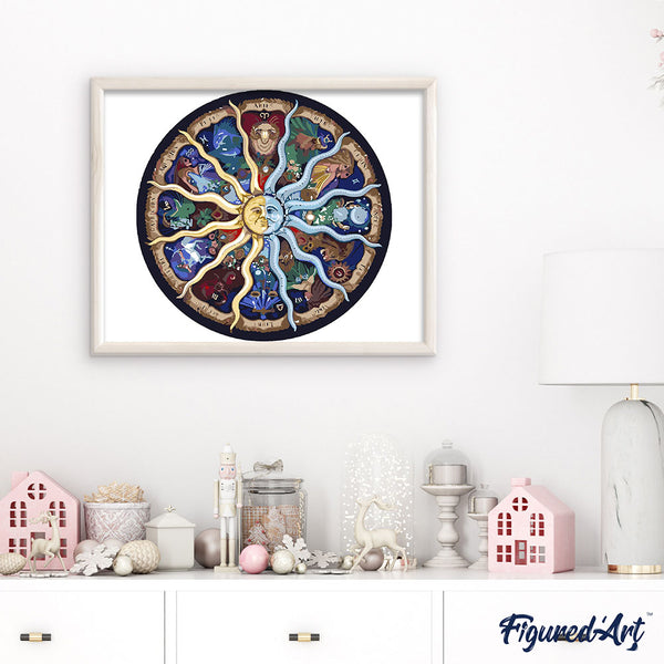 paint by numbers | Zodiac | abstract advanced | FiguredArt