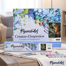 Load image into Gallery viewer, paint by numbers | Fox in the Woods | advanced animals foxes | FiguredArt