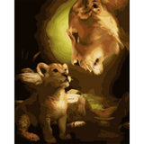 paint by numbers | Look of Lions | animals easy lions | FiguredArt