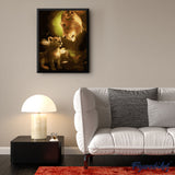 paint by numbers | Look of Lions | animals easy lions | FiguredArt