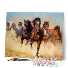 Load image into Gallery viewer, paint by numbers | Herd of Horses | advanced animals horses | FiguredArt