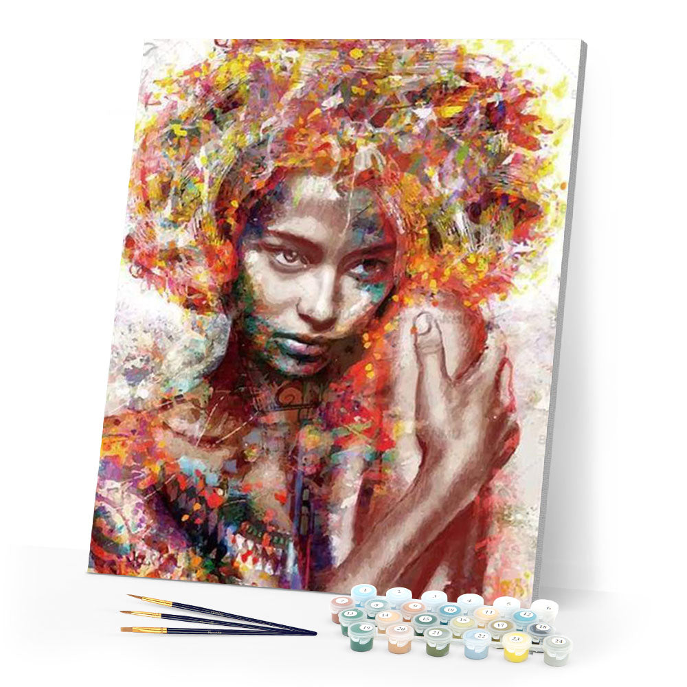 paint by numbers | Painted Nude Woman | advanced world | FiguredArt
