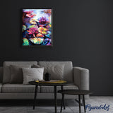 paint by numbers | Colorful Water lilies | advanced flowers | FiguredArt