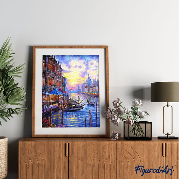 paint by numbers | The Grand Canal of Venice | advanced cities landscapes | FiguredArt