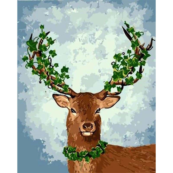 paint by numbers | Deer in Style | animals deer easy | FiguredArt