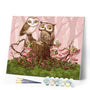 paint by numbers | Owls in the Forest | animals intermediate owls | FiguredArt