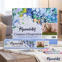 Load image into Gallery viewer, paint by numbers | Owls in the Forest | animals intermediate owls | FiguredArt