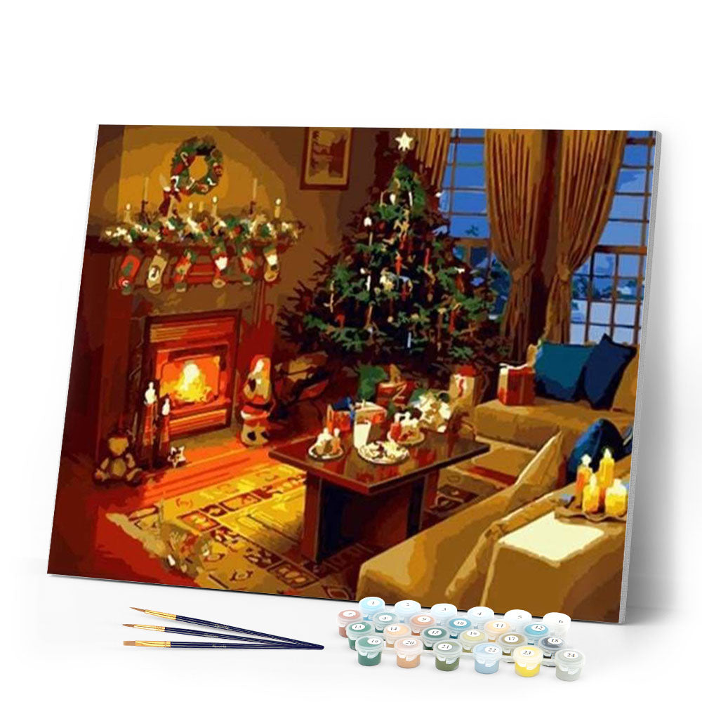 paint by numbers | Christmas Time | christmas intermediate | FiguredArt