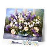 paint by numbers | Lavender flowers | advanced flowers | FiguredArt