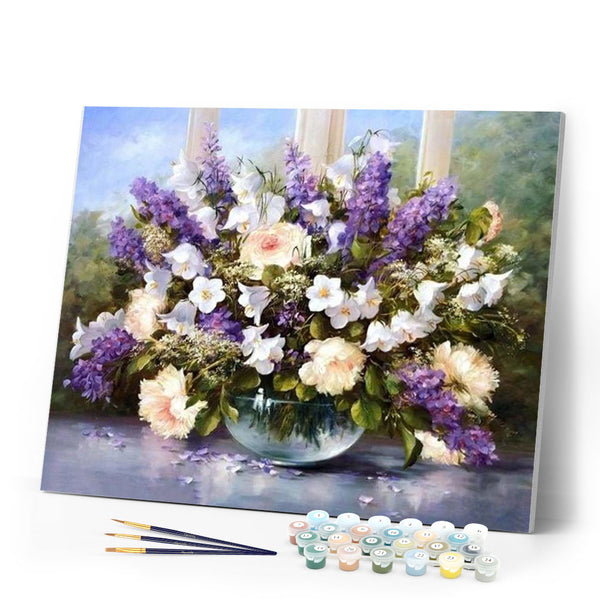 paint by numbers | Lavender flowers | advanced flowers | FiguredArt