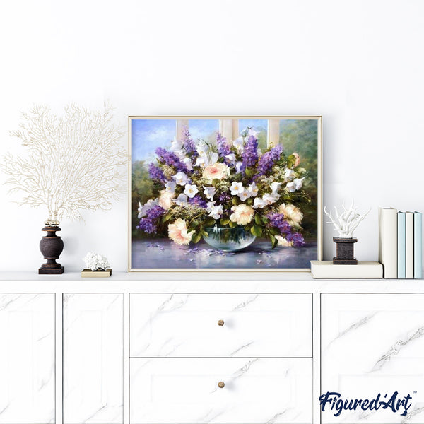 paint by numbers | Lavender flowers | advanced flowers | FiguredArt