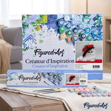 Load image into Gallery viewer, paint by numbers | Red Hat Cat | animals cats intermediate | FiguredArt