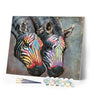 paint by numbers | Zebras | advanced animals zebras | FiguredArt